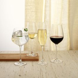 Bohemia Copa de Vino Optic Cristalin de Vidrio 50 cL Transparente Pack de 6 Unidades | Borde Fino, Ecológico, Larga Duración, Apto Lavavajillas