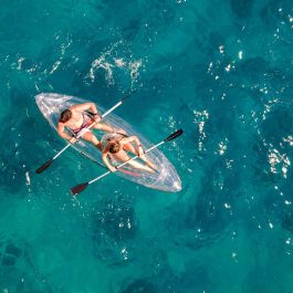 Kayak Hinchable Transparente con Accesorios Paros InnovaGoods 312 cm 2 plazas Kayak Hinchable Transparente con Accesorios Paros InnovaGoods 312 cm 2 plazas