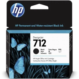 HP 712 Cartucho de Tinta Negra Original Designjet T200 T600 Alta Capacidad 80ml Precio: 74.50000008. SKU: S8409414