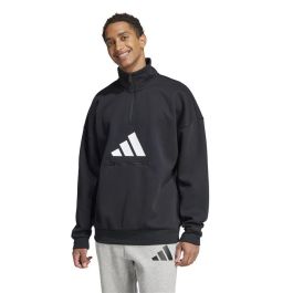 Sudadera con Capucha Hombre Adidas Future Icons 3Bar Hz Negro