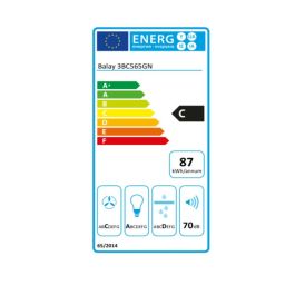Campana Convencional Balay 3BC565GN 60 cm 530 m3/h 216 W C Negro Campana Convencional Balay 3BC565GN 60 cm 530 m3/h 216 W C Negro