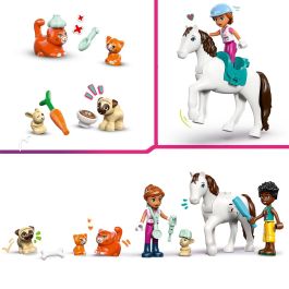 Lego Friends 42696 Clínica Veterinaria de Animales Set de Construcción con 141 Piezas y Figuras de Animales para Niños +4 Años