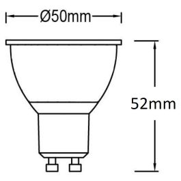 Lámpara Led Dicroica Gu10 De 3,7W 2700K PANASONIC-PANALIGHT LDRHV4L27WG104EP