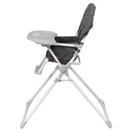 Bambisol Trona fija con balda regulable en profundidad, asiento amplio y ajustable, respaldo alto y gran estabilidad, gris