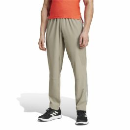 Pantalón Largo Deportivo Adidas Gym+ 3S Gris Hombre M