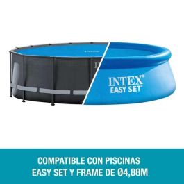 Intex Cobertor Solar Piscina Easy Set/Frame Diámetro 488 cm PVC