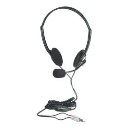 MANHATTAN Auriculares Diadema Estéreo Alámbrico Supraaural para Llamadas y Música, Frecuencia 20-20000 Hz, Cable 2 m, Negro/Plata Precio: 17.89000004. SKU: B1FBBFLRVW