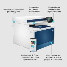 HP Color LaserJet Pro MFP 4302fdw Impresora Multifuncional Láser Colorida