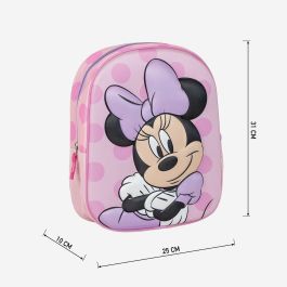 Mochila infantil 3D minnie 25.0 x 31.0 x 10.0 cm