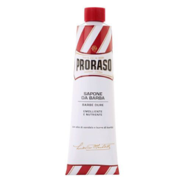 Proraso BARBE DURE Crema de Afeitar Pre-shave Hombre 150 ml - Afeitado Preciso, Piel Suave e Hidratada, Todo Tipo Piel
