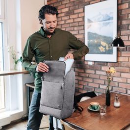 DICOTA Eco Backpack MOTION 13-15.6" Mochila para Portátil Gris Claro