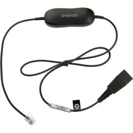Jabra Cable GN1200 universal para auricular y teléfono, conectores QD/RJ10, 80 cm, negro Precio: 29.49999965. SKU: S55025015
