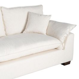 Sofá 2 Plazas Crema Tejido 178 X 101 X 71 cm