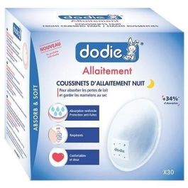 Dodie Almohadillas Nocturnas para Lactancia | Absorción Noche Reforzada, Antifugas, Suaves y Transpirables | Paquete de 30 Unidades Dodie Almohadillas Nocturnas para Lactancia | Absorción Noche Reforzada, Antifugas, Suaves y Transpirables | Paquete de 30 Unidades
