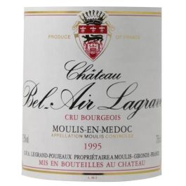 Château Bel Air Lagrave 1995 Moulis en Médoc Cru Bourgeois - Vino tinto de Burdeos