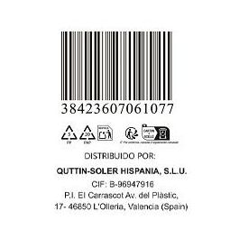 Quttin Cuchillo de Cocina 15 cm Black (36 Unidades) Quttin Cuchillo de Cocina 15 cm Black (36 Unidades)