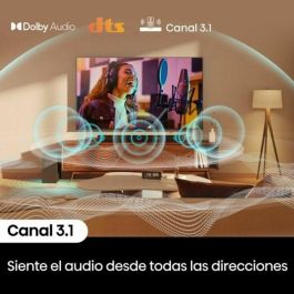 Hisense HS3100 Barra de Sonido 3.1 Canales 480W con Subwoofer Inalámbrico Activo, DTS Virtual:X y Dolby Digital Negro