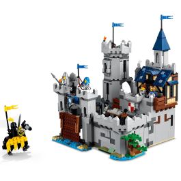 LEGO 31168 Creator Castillo Medieval Caballeros Del Corcel 3 en 1, Juguete de Construcción con Puente Levadizo y Cofre Secreto