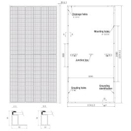 Pack 2 Paneles Solar Monofacial Ledvance 550W Marco Negro Tipo P