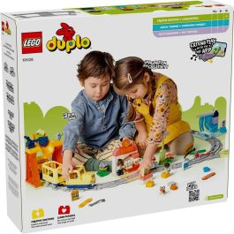 LEGO 10428 DUPLO My Town El Gran Tren Comunitario Interactivo - Juguete de Aprendizaje Temprano para 3 Años