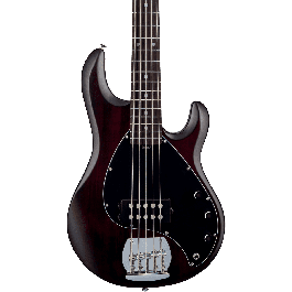 Sterling Bajo Eléctrico Stingray Ray5 M/R - Walnut Satin. Con preamplificador activo 9v y pastillas de bajo ruido. Sonido icónico StingRay.