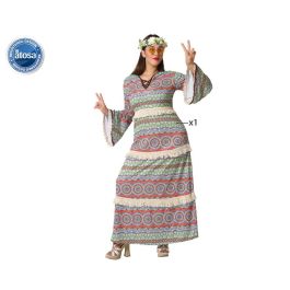 Disfraz Hippie Mujer Marrón Adulto XL