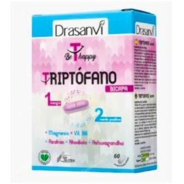 DRASANVI Triptófano Bicapa con Magnesio, Azafrán, Rhodiola, Ashwagandha y Vitamina B6 60 Comprimidos Liberación Prolongada Precio: 23.4999996. SKU: B12RBX7S6X