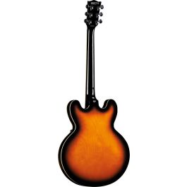 Eko Guitarra Eléctrica Hollowbody Double Cut Sunburst Acabado Brillante