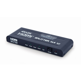 Gembird DSP-4PH4-02 Divisor HDMI de Video con 4 Salidas, Ancho de Banda 225MHz, Carcasa de Acero, para Conexión Multipantalla, Negro Precio: 30.50000052. SKU: S5602430