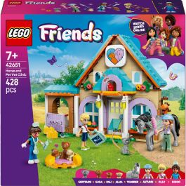 LEGO 42651 Caballo y Clínica Veterinaria de Mascotas LEGO Friends con 3 Minipersonajes, Caballo, 3 Perros y Gata Precio: 61.79000036. SKU: B17XBAW5PN