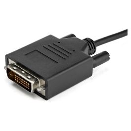 Adaptador USB C a DVI Startech CDP2DVIMM2MB Negro