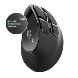 Trust 23731 Ratón Vertical Inalámbrico Ergonómico Dual (Bluetooth/USB) Recargable 2400 DPI 9 Botones Pantalla LED Trust 23731 Ratón Vertical Inalámbrico Ergonómico Dual (Bluetooth/USB) Recargable 2400 DPI 9 Botones Pantalla LED