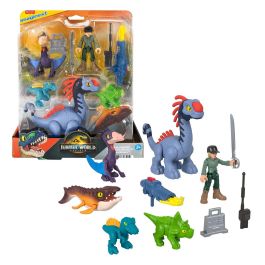 Imaginext Jfr25 Pack Figuras Dinosaurios Jurassic World: El Renacer, 6 Figuras Acción, 1 Humano, 5 Dinosaurios, Lanzador Proyectil, +3 Años Precio: 20.50000029. SKU: B15NAK2CAM