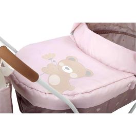 Muñecas Arias Coche Capota Bear con Bolso, 42x72x93 cm, Manillar 90 cm, Recomendado desde 3 Años Muñecas Arias Coche Capota Bear con Bolso, 42x72x93 cm, Manillar 90 cm, Recomendado desde 3 Años