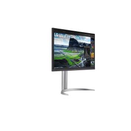 Monitor Profesional LG 27UQ850-W 27"/ 4K/ Multimedia/ Regulable en altura/ Plata
