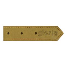 Gloria Collar Oasis 60 cm X 30 mm Verde para Perro de Piel Nobuck