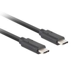 Lanberg CA-CMCM-32CU-0005-BK cable USB 0,5 m USB 3.2 Gen 2 (3.1 Gen 2) USB C Negro Lanberg CA-CMCM-32CU-0005-BK cable USB 0,5 m USB 3.2 Gen 2 (3.1 Gen 2) USB C Negro