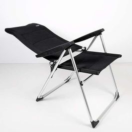Silla de playa aluminio plegable acolchado deluxe multiposiciones 49x67x123cm Silla de playa aluminio plegable acolchado deluxe multiposiciones 49x67x123cm