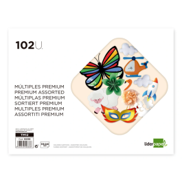 Liderpapel Bloc Trabajos Manuales Premium 240x315mm 102 Hojas Colores Surtidos