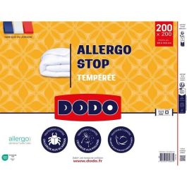 DODO DOD3307419758834 Edredón nórdico templado ALLERGO STOP 300 g/m² - 200 x 200 cm - Blanco