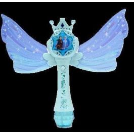 Lexibook Pistola de Burbujas Frozen con Luz y Sonido | Produce hasta 5000 Burbujas por Minuto | Juguete para Niños +3 Años