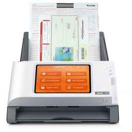 Plustek A350 Enterprise Scanner Documentos A3, 600x600 DPI, Escaneo Dúplex, Pantalla Táctil 7"