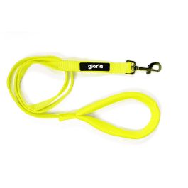 Trek Star Correa Air Mesh para Perro, Muy Ligera y Cómoda, Acolchada y Transpirable, 2cm Ancho x 120cm Largo, Amarillo