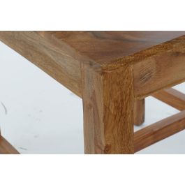 DKD Home Decor Silla Colonial de Comedor Madera Maciza Acacia, Hecha a Mano, Altura Asiento 45 cm, Desmontable, 47x104x45 cm (Pack de 2 Unidades)