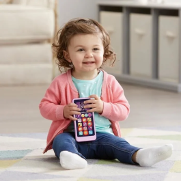 Vtech Mi Teléfono Emocional Rosa - 12 Teclas - 50 Frases - Idioma Francés