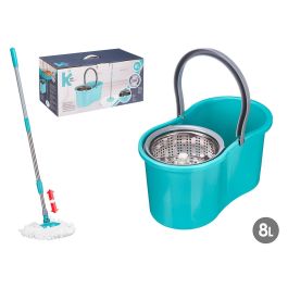 Arte Regal Cubo de Fregona 8L con Escurridor Giratorio y Mango de Metal 39x20x22 cm Azul y Gris de Microfibra Arte Regal Cubo de Fregona 8L con Escurridor Giratorio y Mango de Metal 39x20x22 cm Azul y Gris de Microfibra Precio: 11.58999952. SKU: B1J8WYM9LT