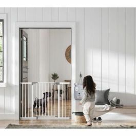 Dreambaby Barrera de Seguridad Liberty 1 Barrera + 2 Extensiones 126-132.5 cm Blanco