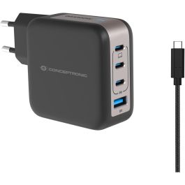 Conceptronic ALTHEA18B Cargador de Pared 100W, 4 Puertos (3x USB-C PD, 1x USB-A QC 3.0) Negro Precio: 63.50000019. SKU: B19LT6M7HT