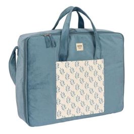 Maleta Safta Leaves Turquesa (50 x 40 x 14 cm)