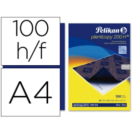 Pelikan Papel Carbon Azul DIN A4 Caja 100 Hojas Precio: 36.68999994. SKU: B1BC24V4JY